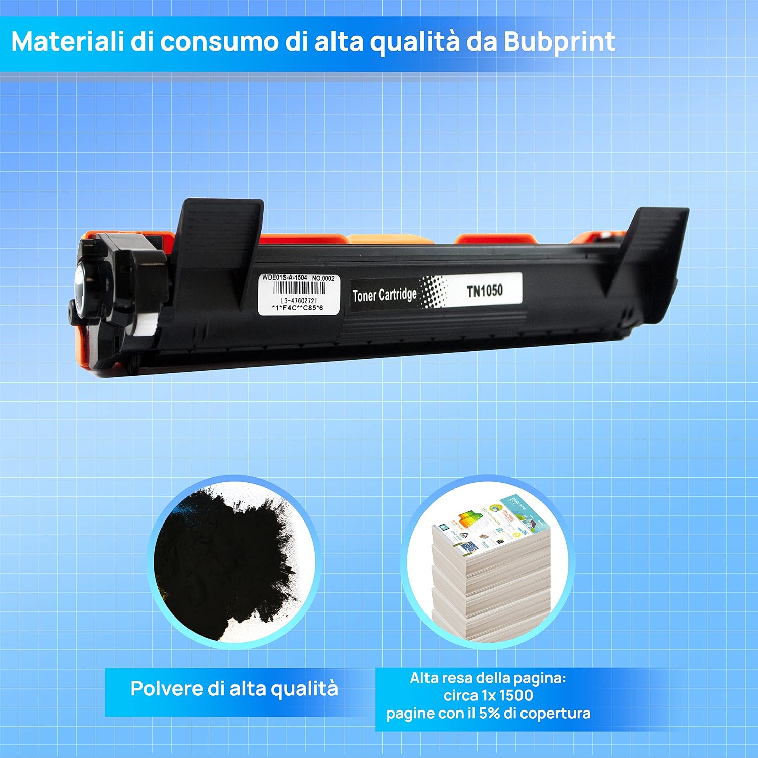 Thumbnail 2 de Bubprint XXL Cartuccia Toner compatibile per Brother TN-1050