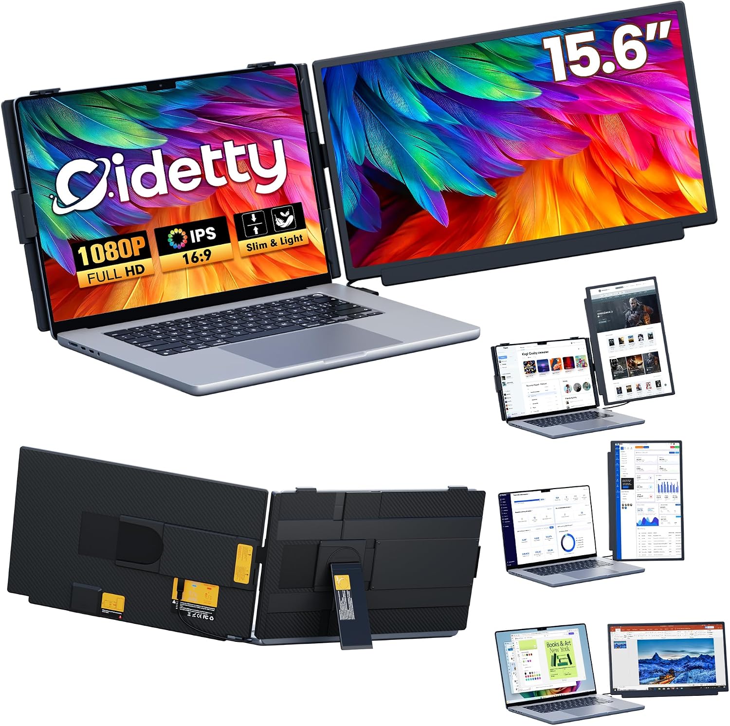 Detalle de CIDETTY Laptop Screen Extender 15.6-inch