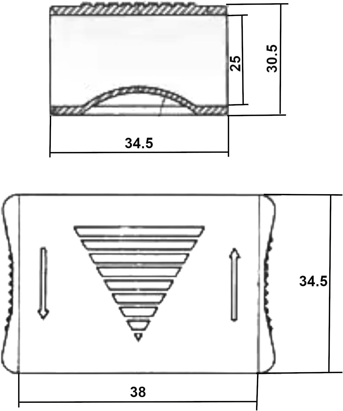 Detalle de cyclingcolors 10 suwaków do regulacji twardości stelaża, do listew 38 × 10 mm