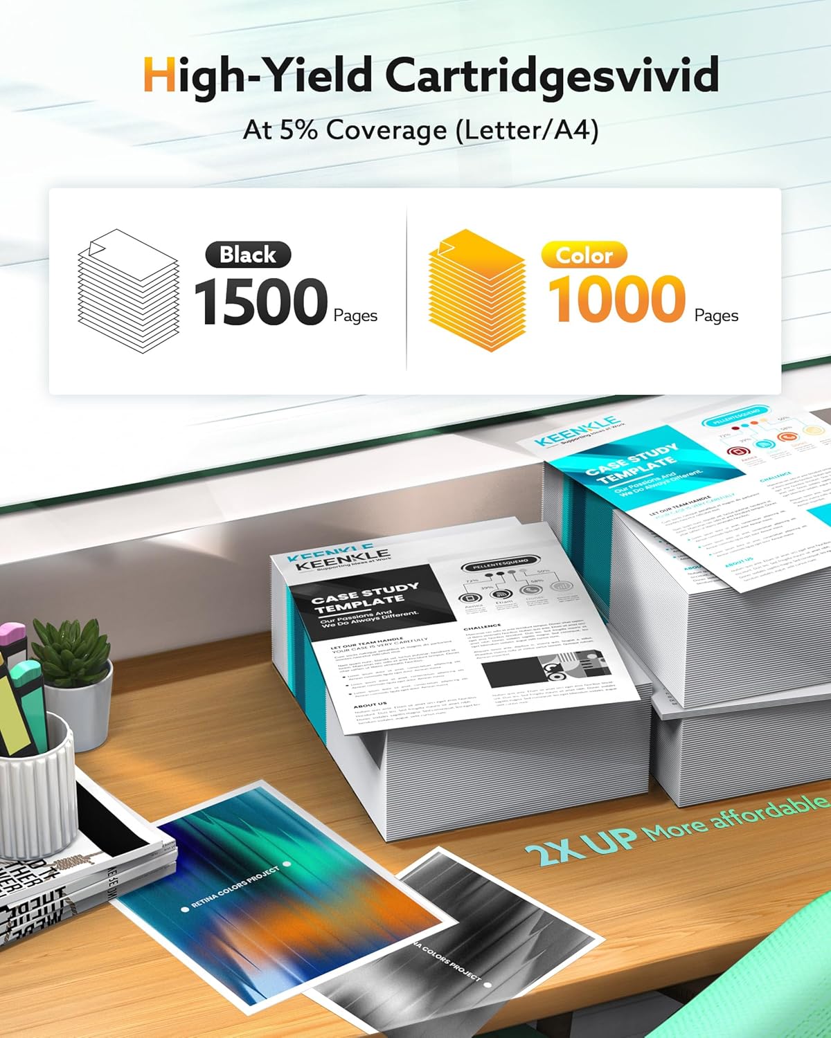 Thumbnail 2 de 4er-Pack CLT-K404S / CLT-Y404S Toner kompatibel für Samsung Xpress CLT-404S Serie – Schwarz, Cyan, Magenta, Gelb