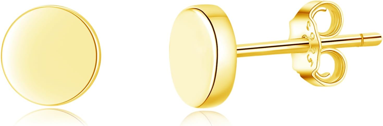 Detalle de Loutade 925 Silber Ohrstecker 6 mm Damen