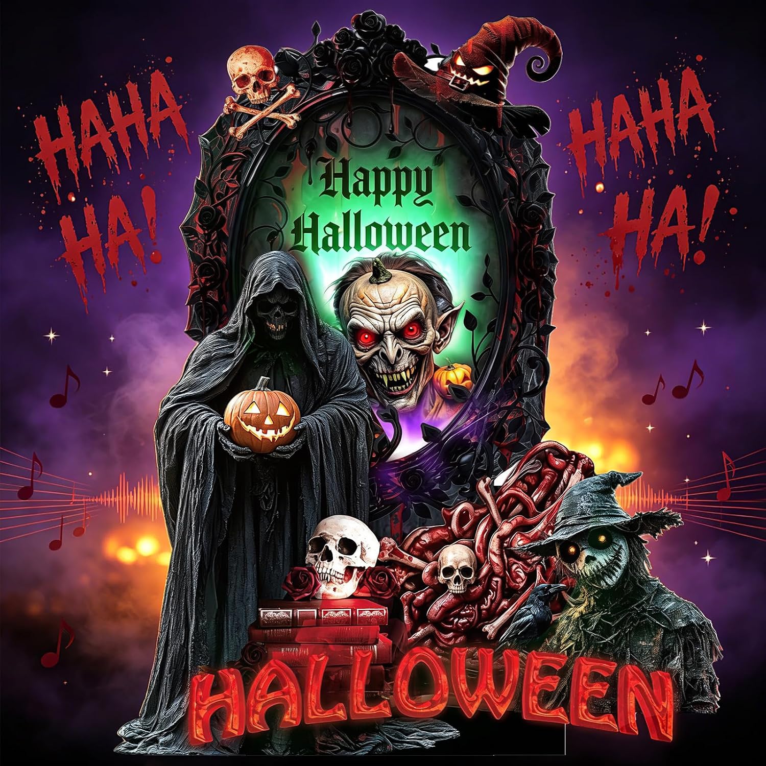 Detalle de Halloween Pop-Up Card, 10-Inch