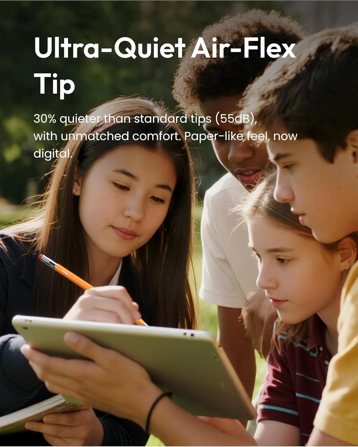 Thumbnail 3 de Metapen Air 8 Pro X Pencil for iPad (2018–2026) — Ultra-Quiet, Palm Rejection Stylus Pen