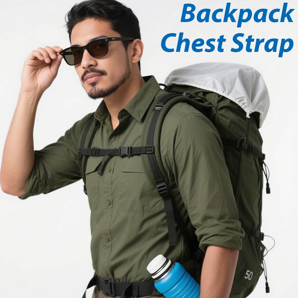 Thumbnail 3 de RcialrH 2 Pairs Chest Straps for Backpacks – Adjustable Sternum Straps with Quick Release