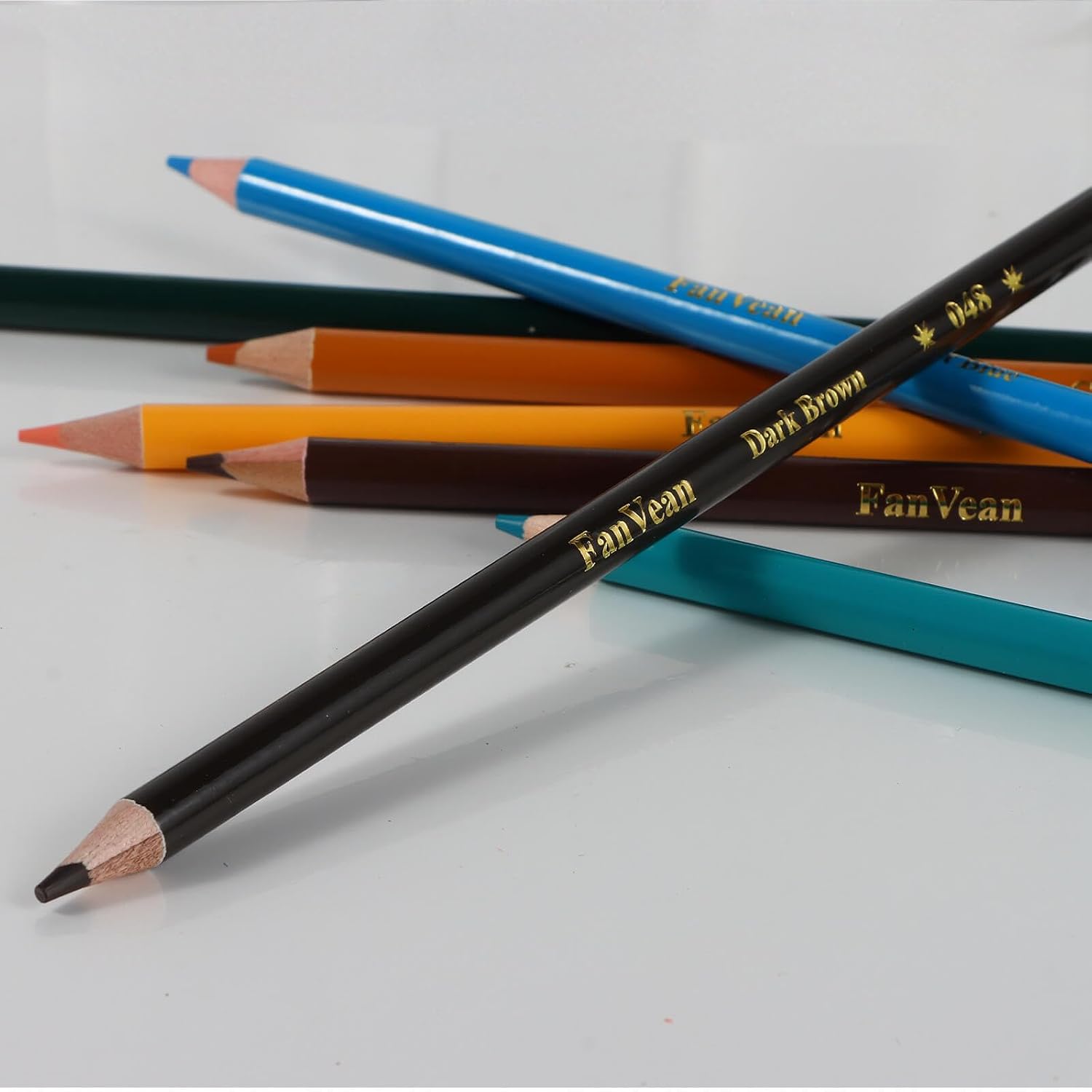 Detalle 2 de FanVean 101 Colored Pencils, 50 Colors, Soft Core, Pre-Sharpened