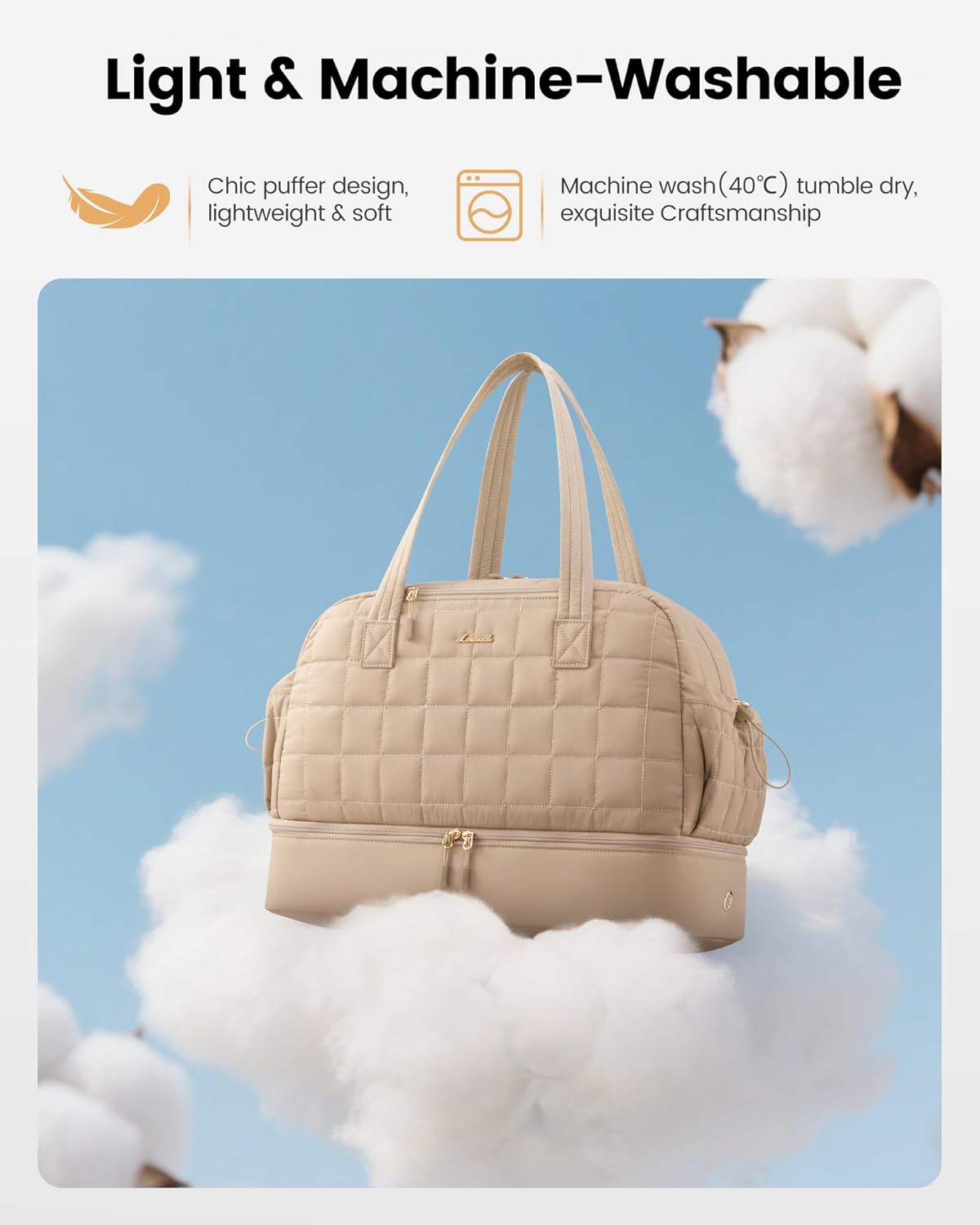 Thumbnail 4 de LOVEVOOK Weekender Reisetasche Damen 45L