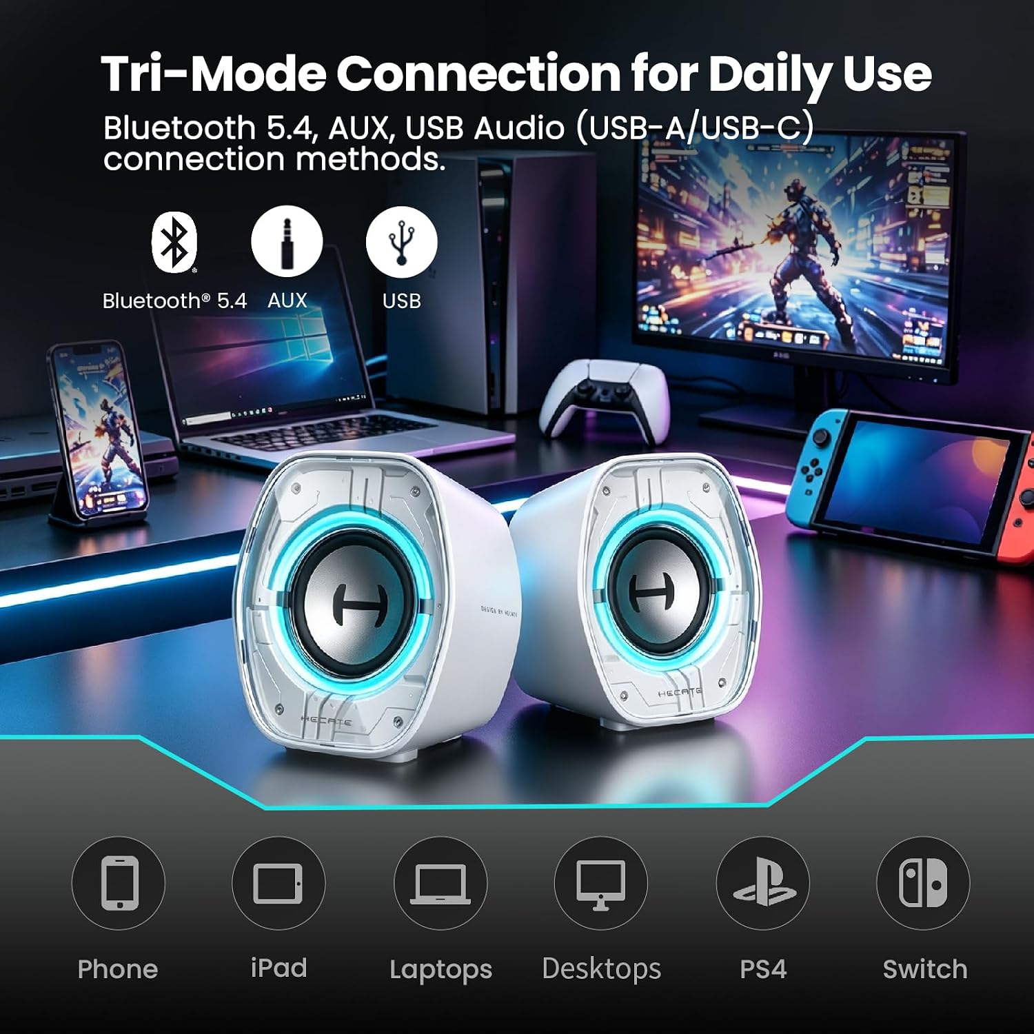 Detalle de Edifier gaming speakers G1000 II
