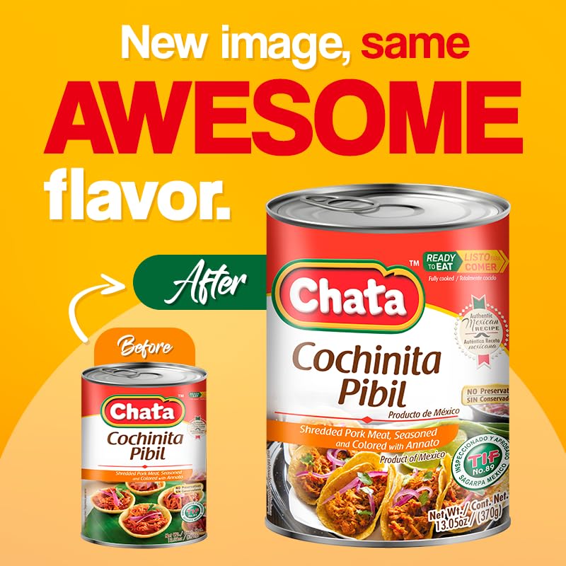 Detalle 2 de Chata Cochinita Pibil Mexican-Style Shredded Pork, 13.05 oz, 4-Pack