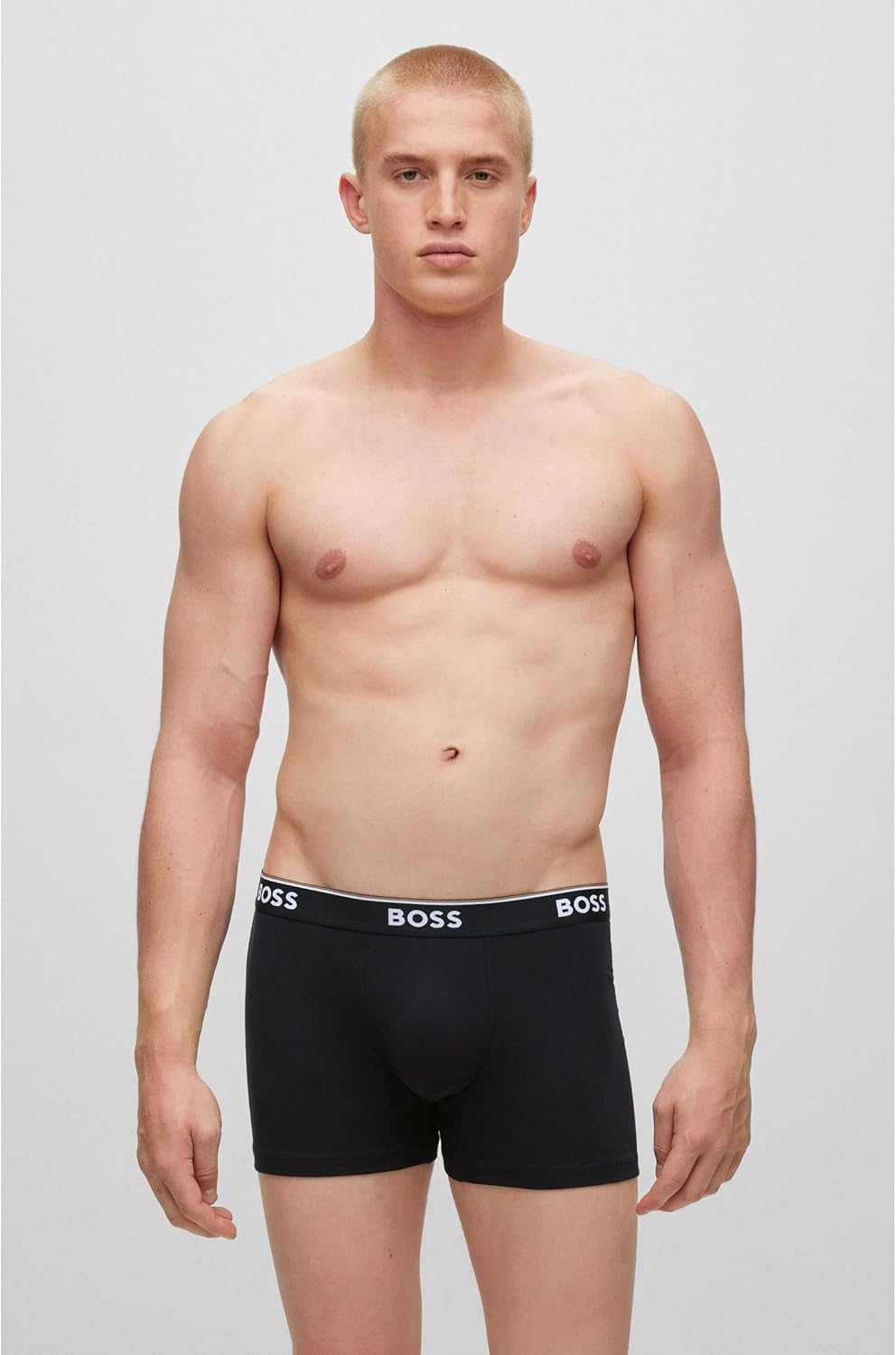 Detalle 2 de BOSS Herren BoxerBr 3P Power Dreierpack – eng anliegende Stretch-Boxershorts aus Baumwolle