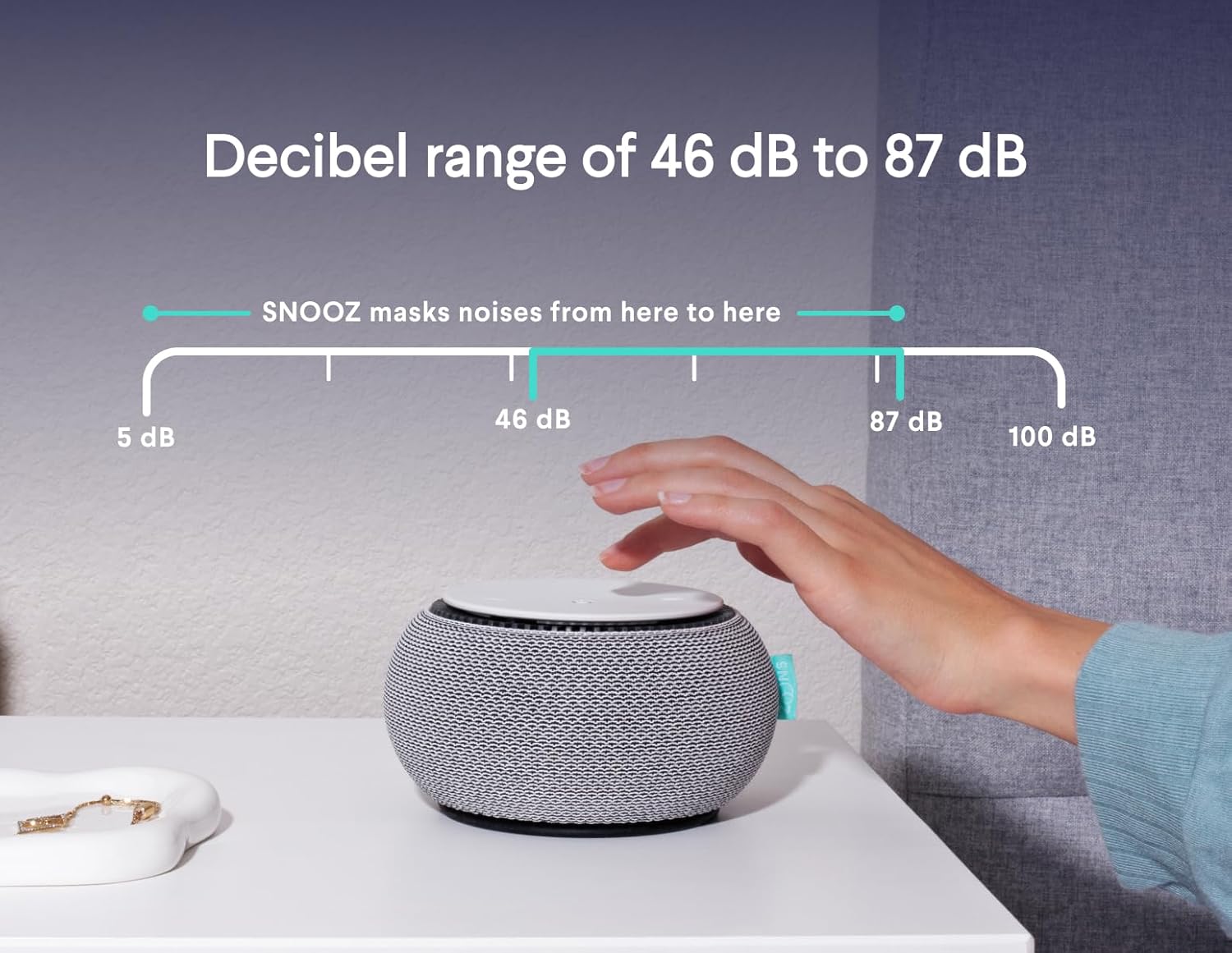 Thumbnail 5 de SNOOZ Smart White Noise Sound Machine