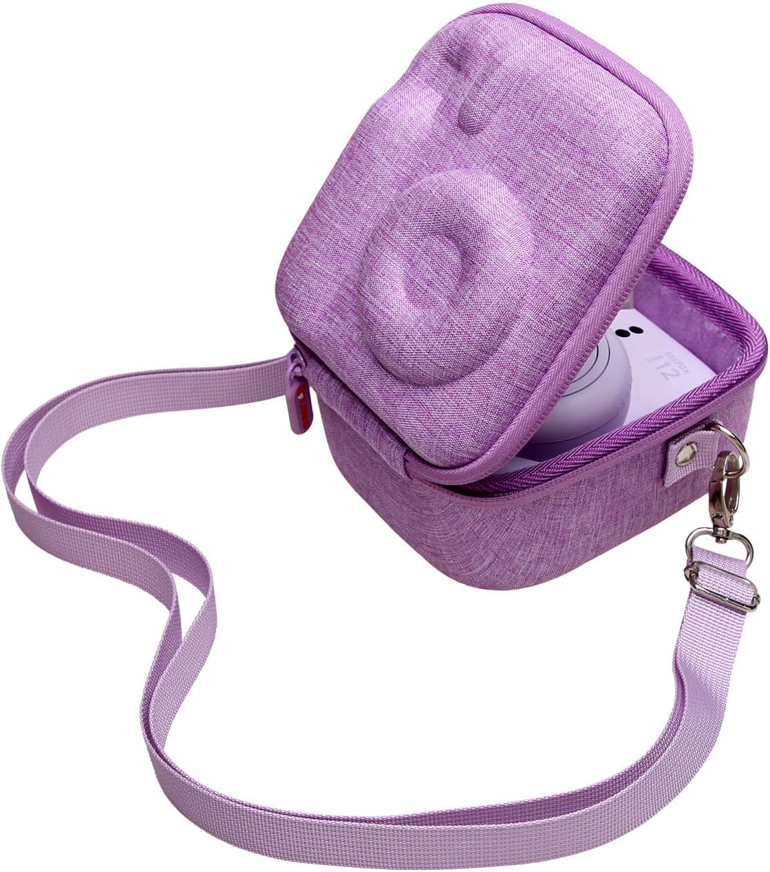 Detalle de XANAD Mini Camera Case for Fujifilm Instax Mini (13/12/11/40/41/EVO) in Purple