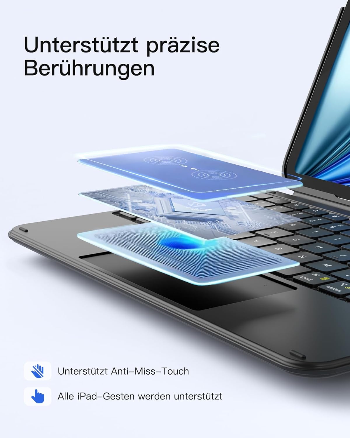 Thumbnail 6 de Inateck AceTouch KB04122 Tastaturhülle für iPad 11