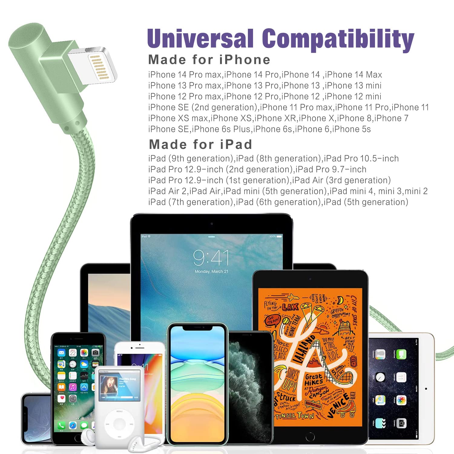 Thumbnail 5 de iPhone Charger 6FT Fast Charging Cable
