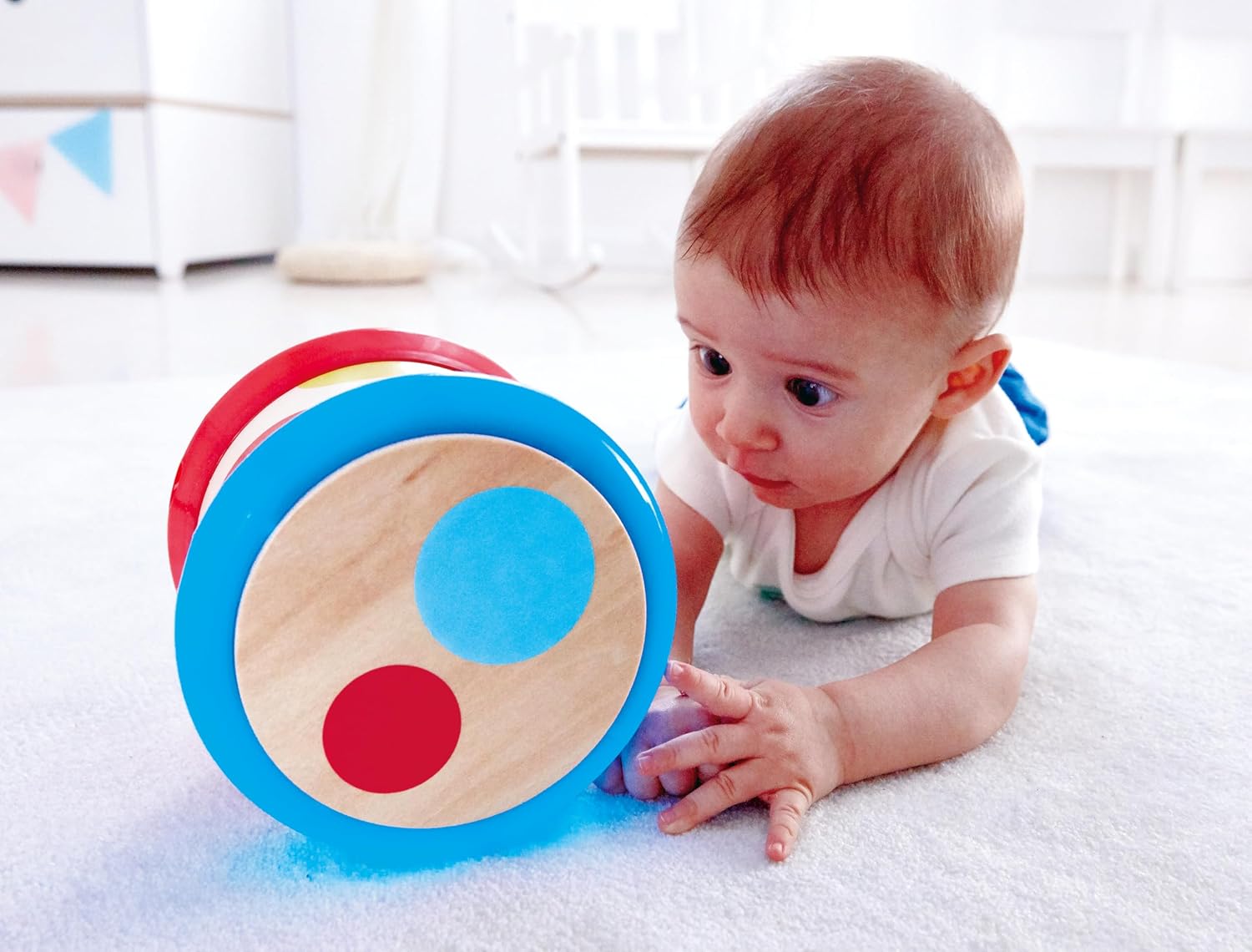 Detalle de Colourful Baby Drum toy for toddlers 6 months