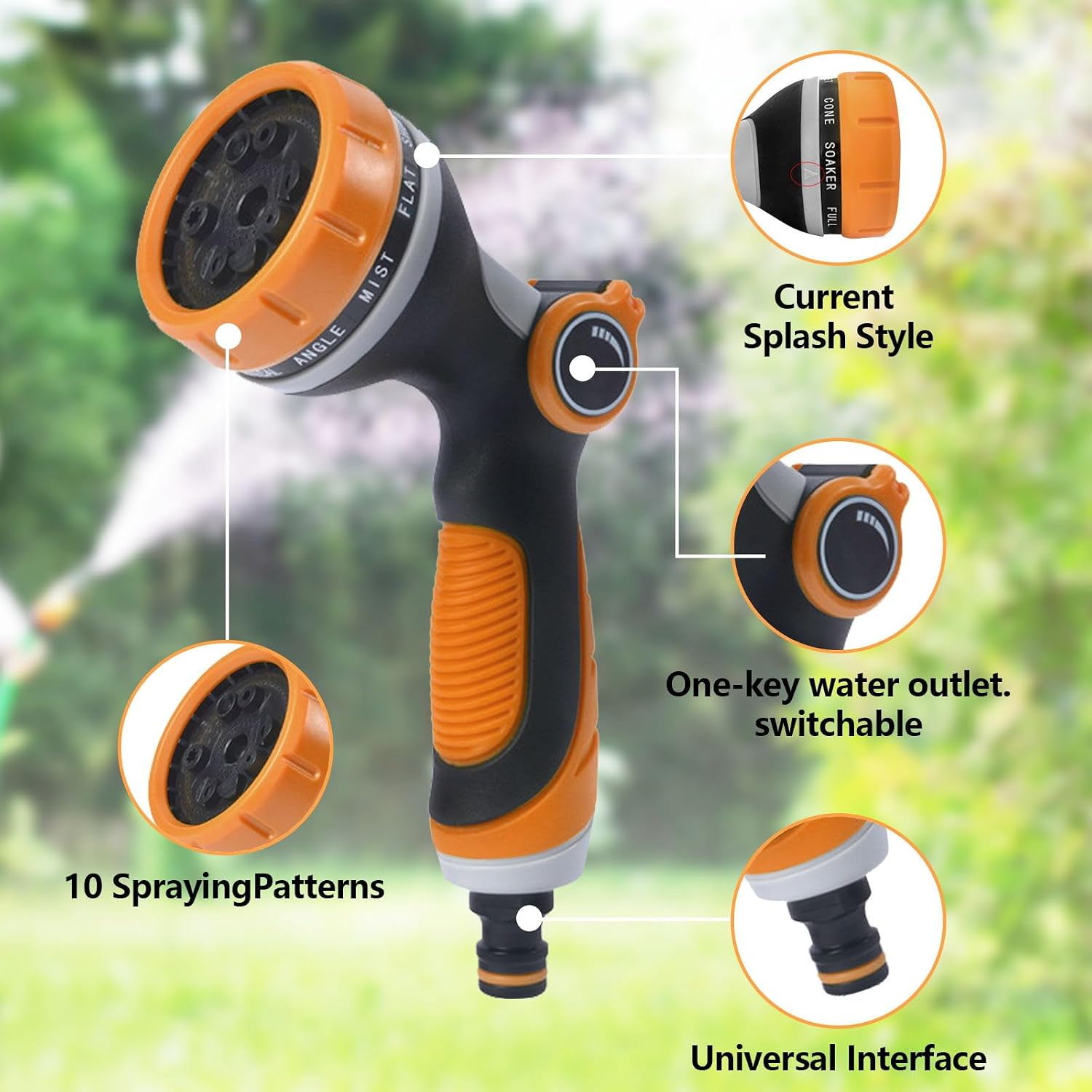 Thumbnail 5 de Mezere 10‑pattern Hose Spray Gun