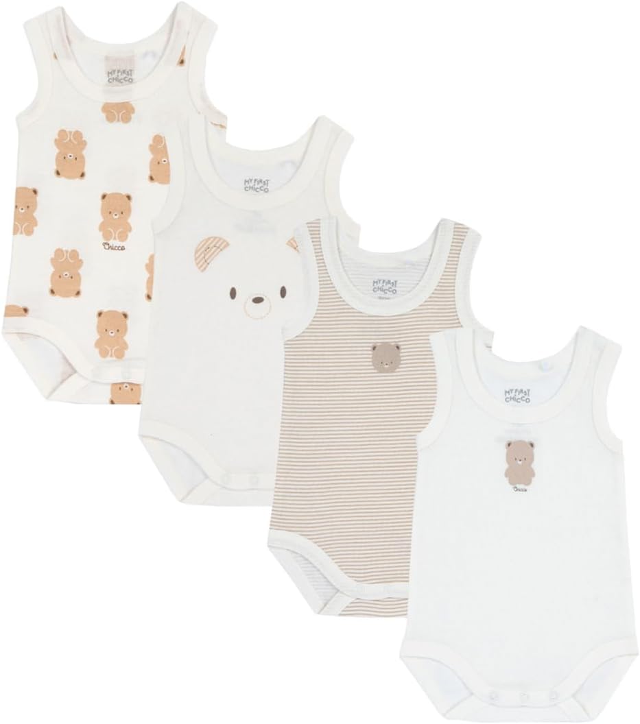 Thumbnail 6 de Chicco Body Neonato Set di 5 in cotone 100%, unisex, 0–24 mesi, design italiano
