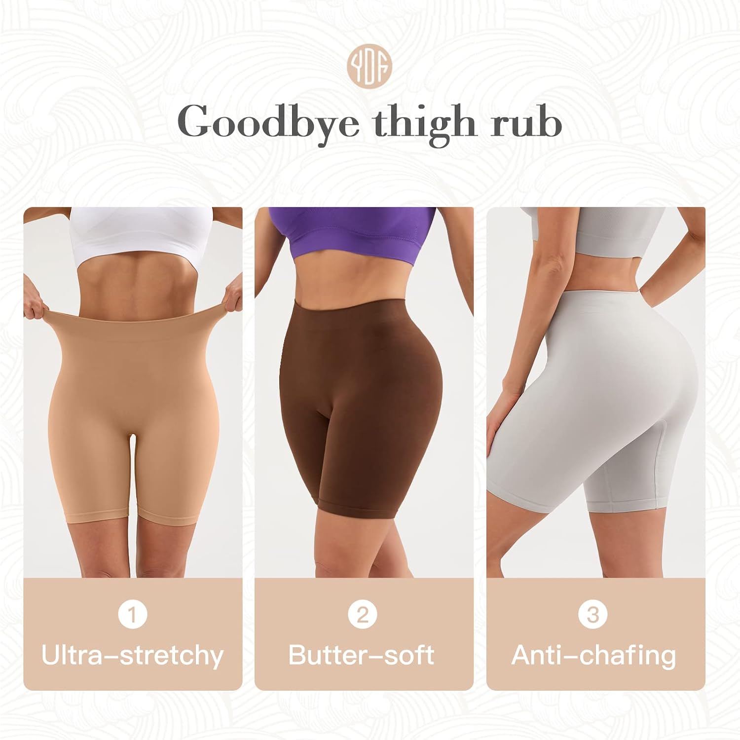 Detalle de YADIFEN Seamless Slip Shorts