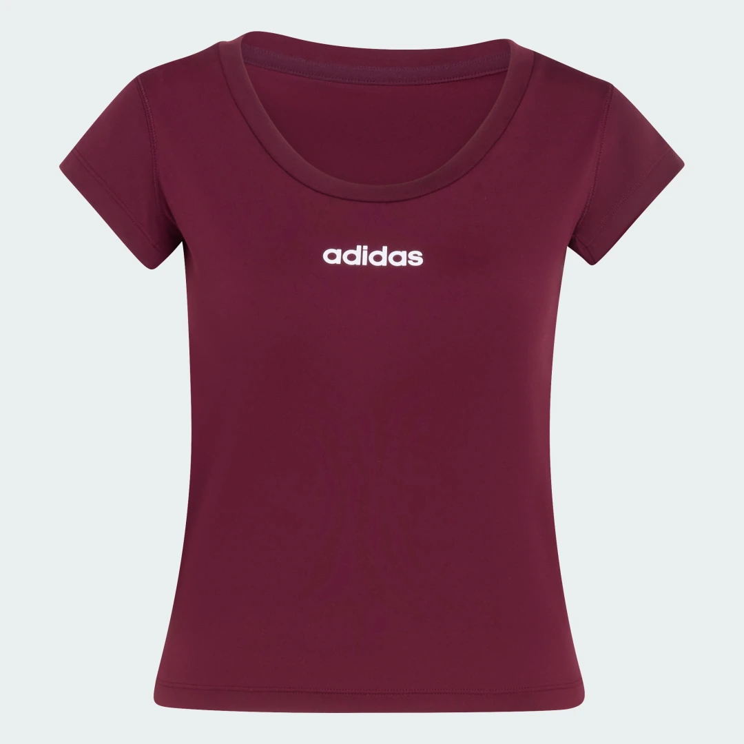 Detalle 2 de Camiseta corta Hyperglam de Adidas – Burgundy