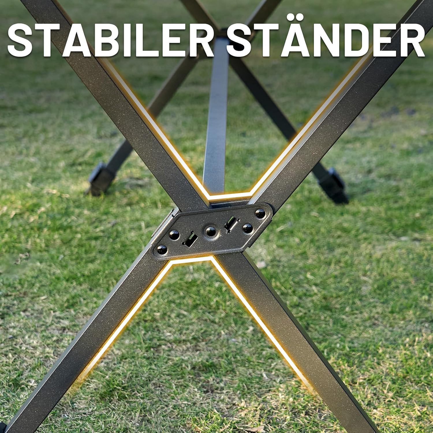 Thumbnail 5 de TIMBER RIDGE Campingtisch Klappbar 125x80cm – Höhenverstellbar, XXL Falttisch für Outdoor