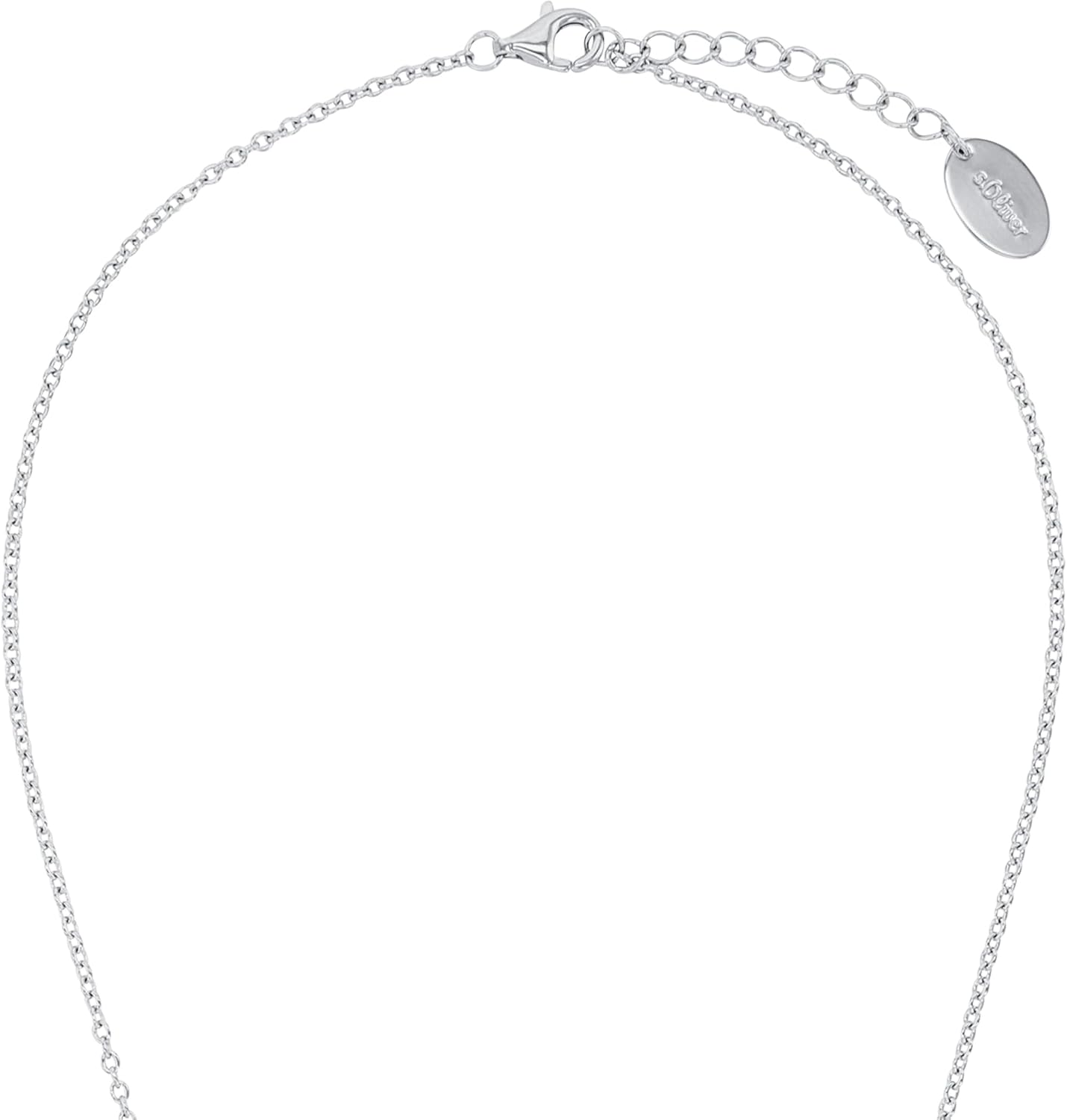 Detalle de s.Oliver Kette Infinity Anhänger 925 Sterling Silber
