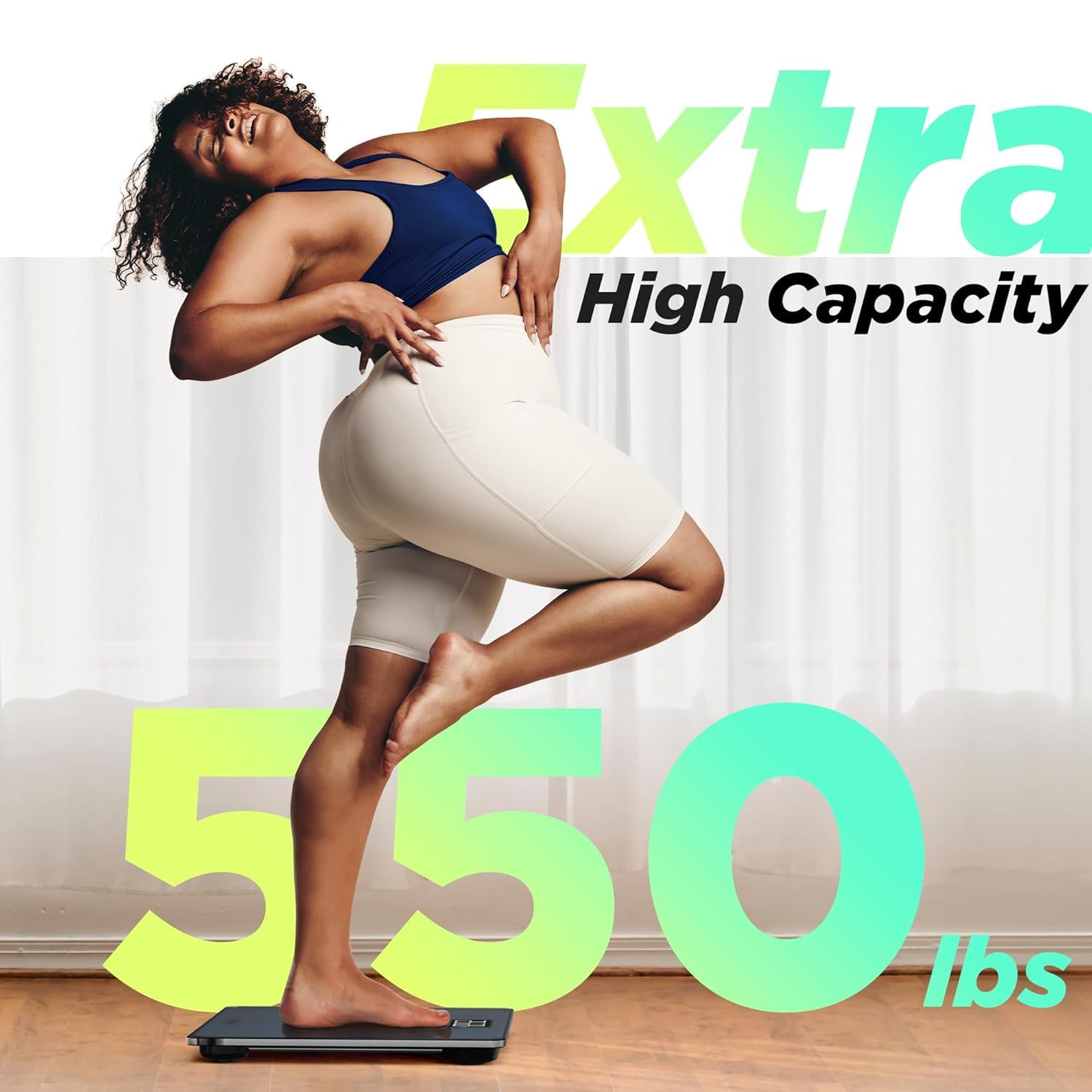 Thumbnail 4 de 550lb Bathroom Digital Scale 550 lb capacity