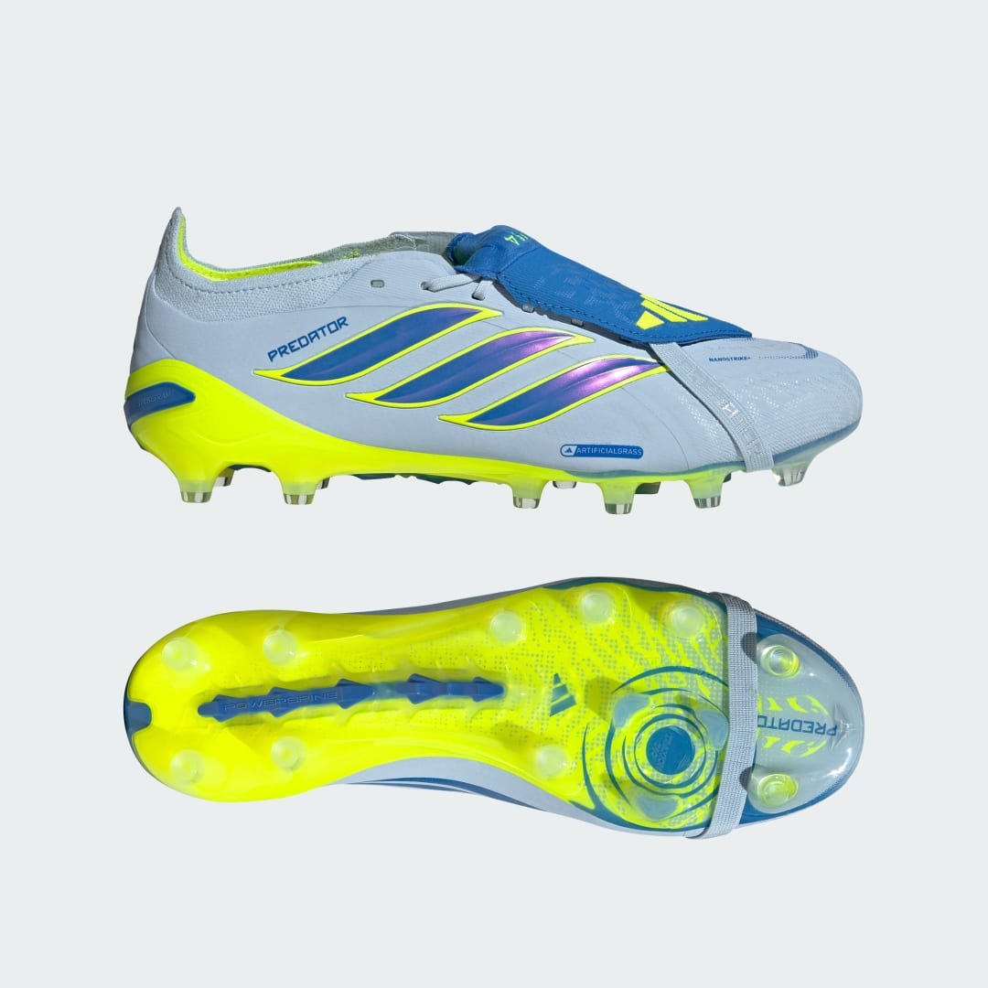 Detalle de Bota de fútbol Predator Elite con lengüeta plegable para césped artificial – Adidas