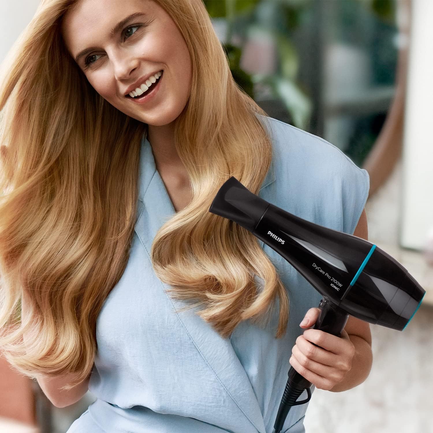 Detalle de Philips ThermoProtect BHD272/00 – sèche-cheveux professionnel 2100 W, 6 vitesses, ionique