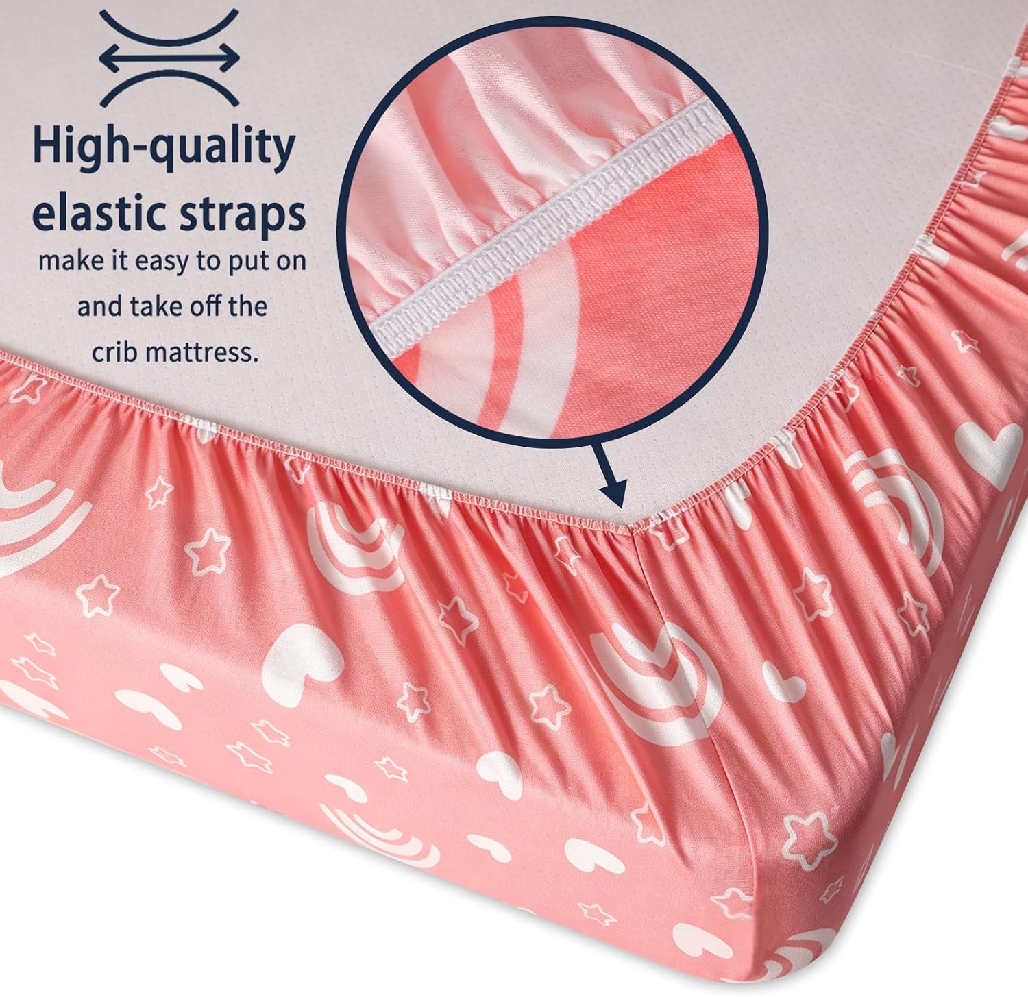 Detalle de Baby Crib Sheets, Microfiber
