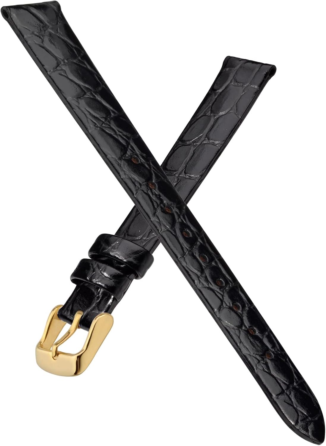 Thumbnail 2 de BISONSTRAP Leder Uhrenarmbänder mit polierter Edelstahlschließe (Bandbreite 14 mm)