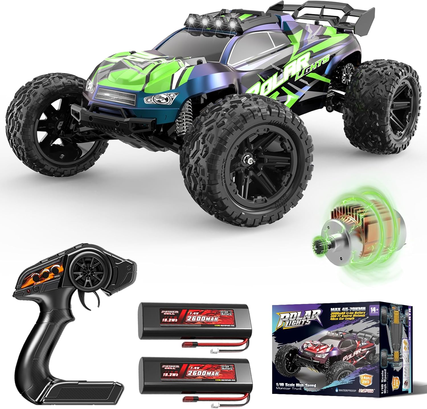 Detalle de Womaqu 1:10 RC Auto 45 km/h 🏎