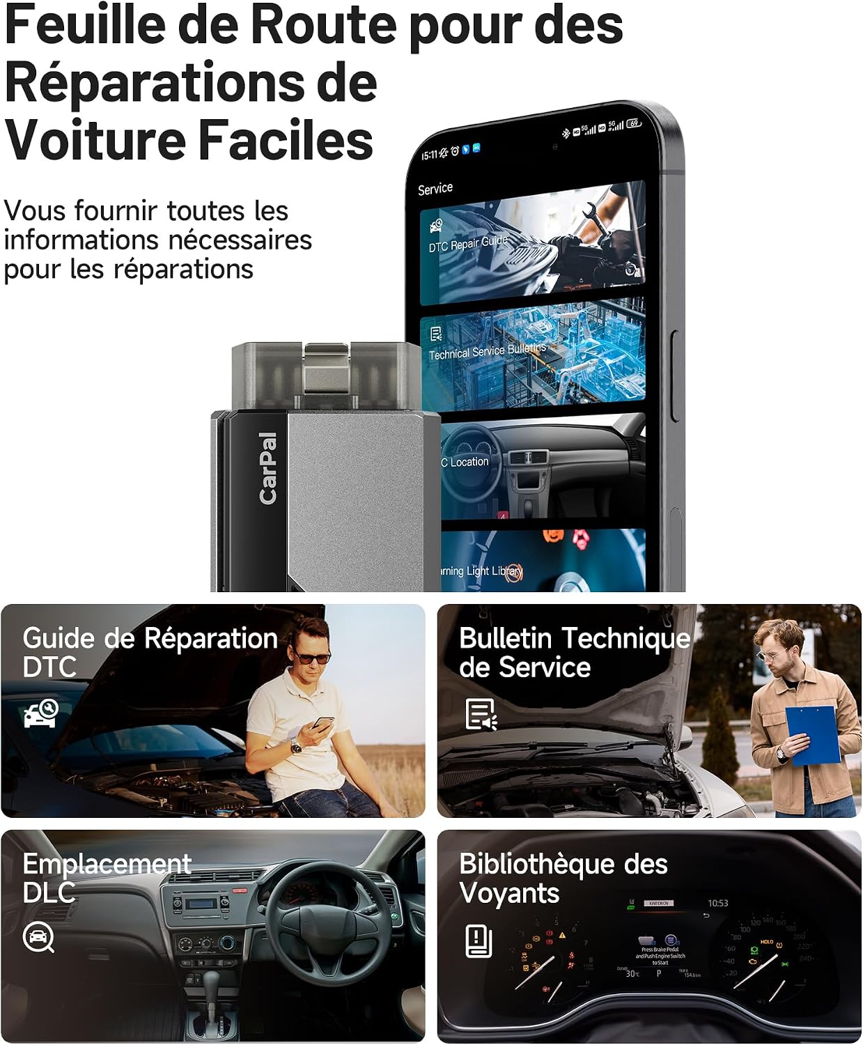 Thumbnail 6 de TOPDON Carpal-A Valise diagnostic voiture Bluetooth