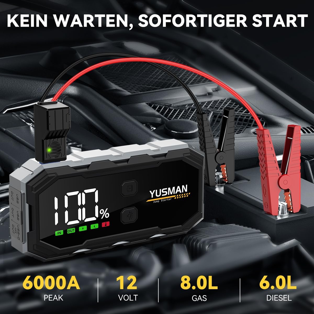 Thumbnail 1 de YUSMAN Starthilfe 6000A 🚗