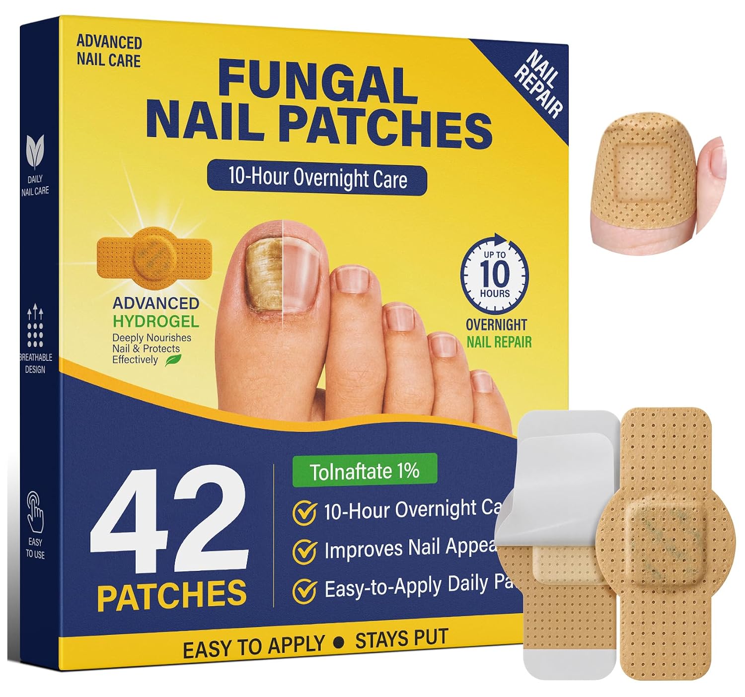 Detalle de Fungal Nail Patches, 42 patches
