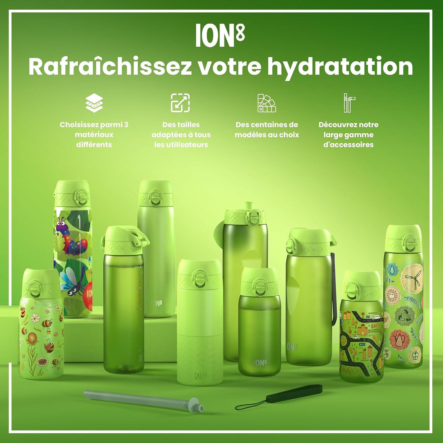 Thumbnail 6 de Ion8 Gourde Enfant 400ml 🥤