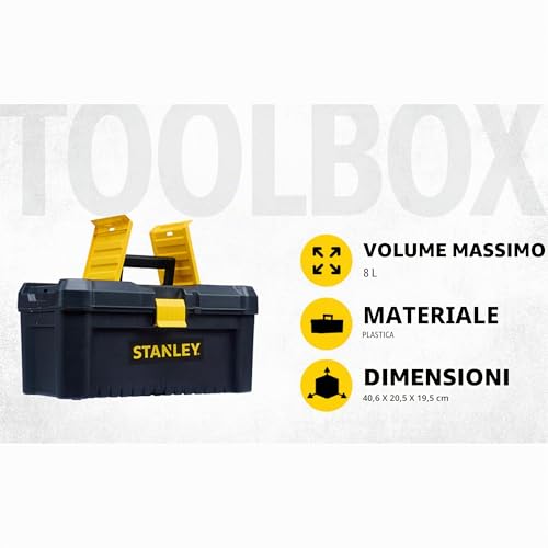 Thumbnail 2 de STANLEY STST1-75517 Cassetta Porta Utensili 16" Nero/Giallo