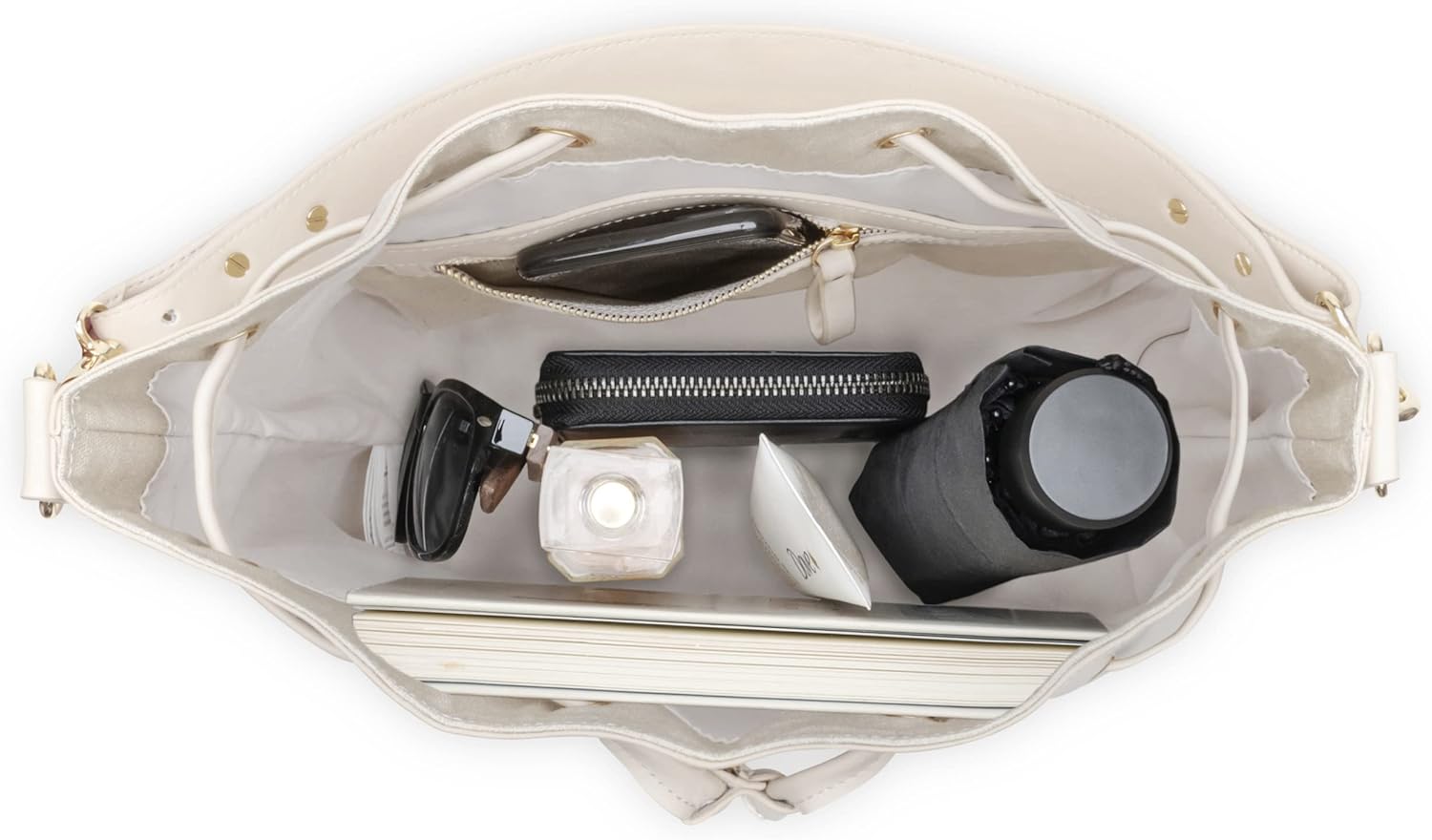 Detalle 2 de Expatrié Sarah Medium borsa a tracolla da donna in pelle sintetica vegana