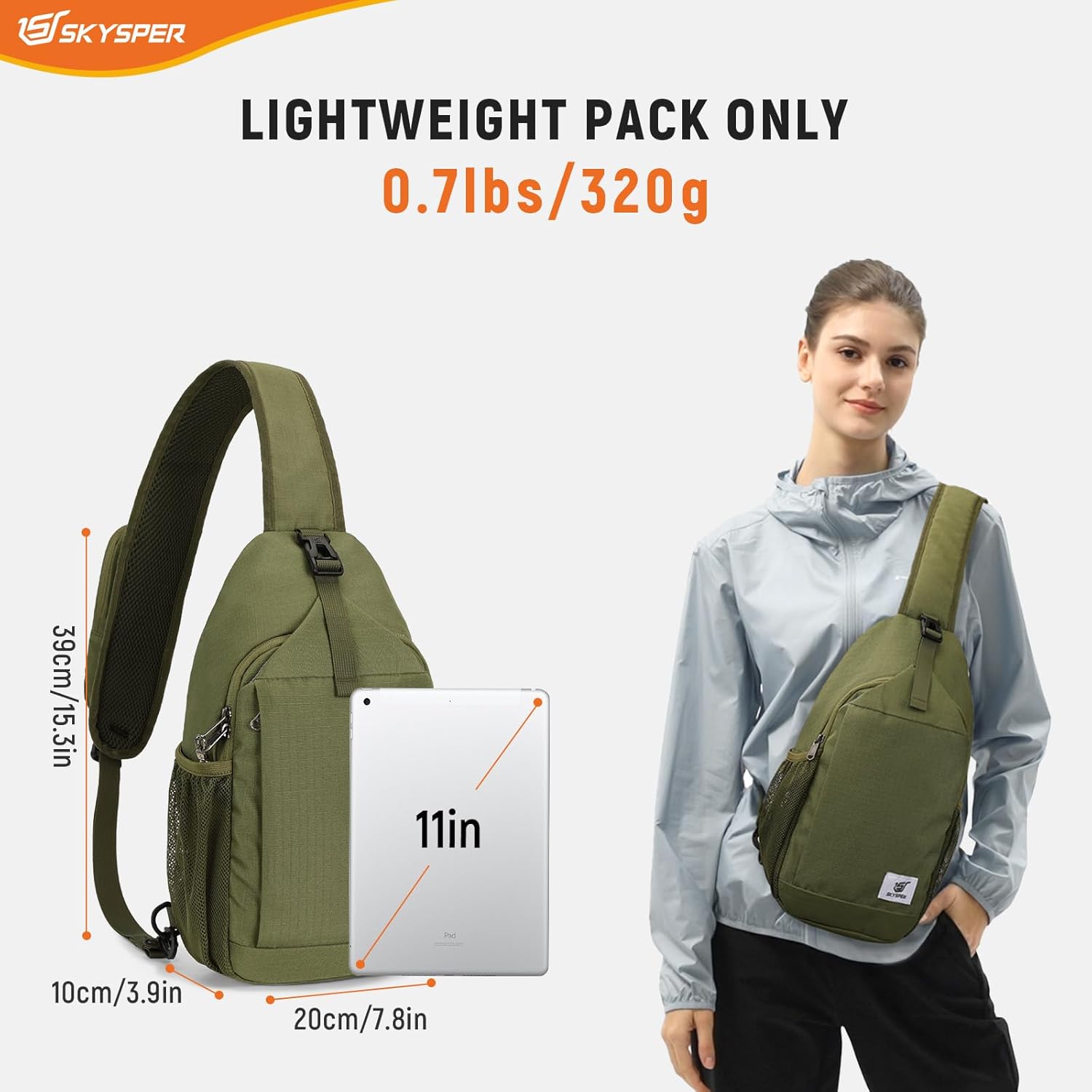 Thumbnail 1 de SKYSPER Sling Bag 39 x 20 x 10 cm