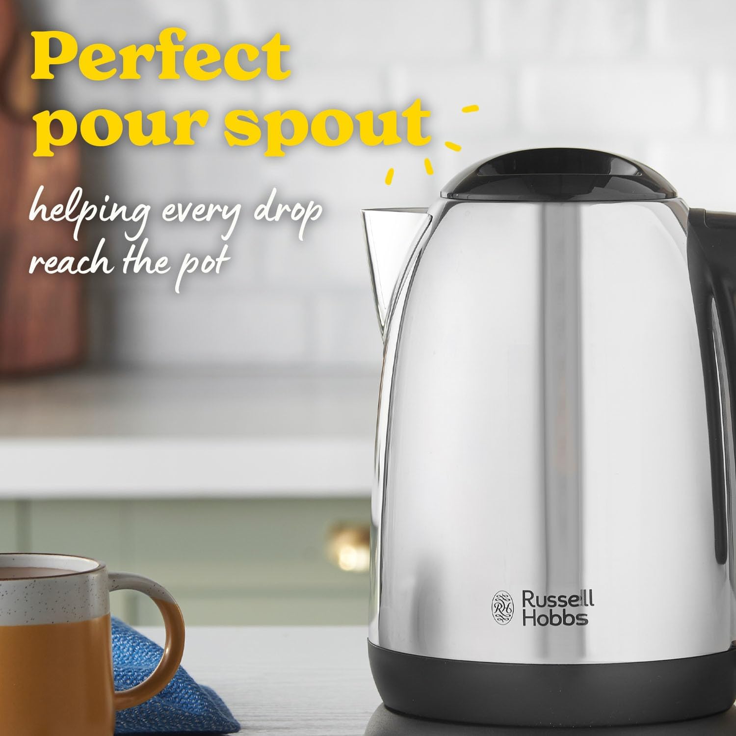 Thumbnail 5 de Russell Hobbs 1.7L Stainless Steel Electric Kettle