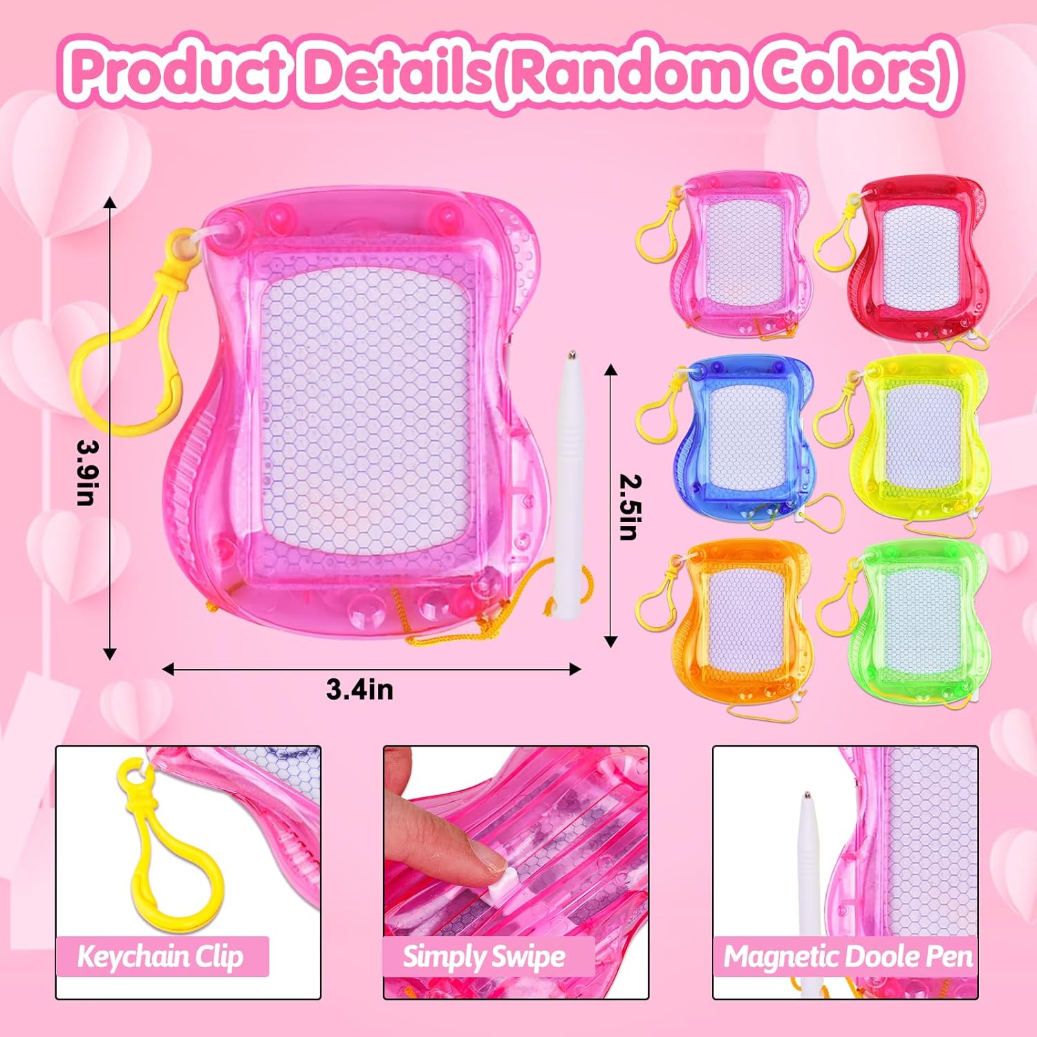 Thumbnail 6 de Mini Magnetic Drawing Board 16pcs