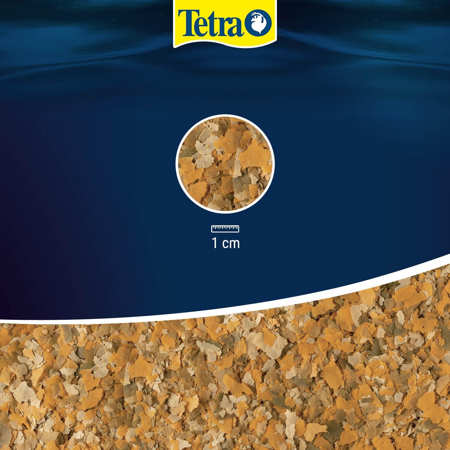 Detalle de TetraMin XL Flakes: mangime in fiocchi per pesci ornamentali di grandi dimensioni