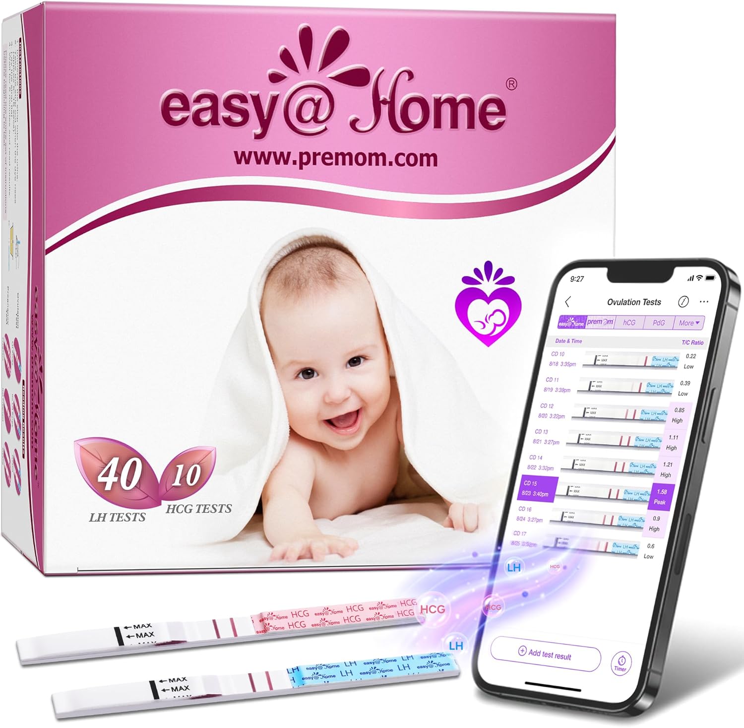 Thumbnail 6 de Easy@Home Ovulation Test Strips 40LH