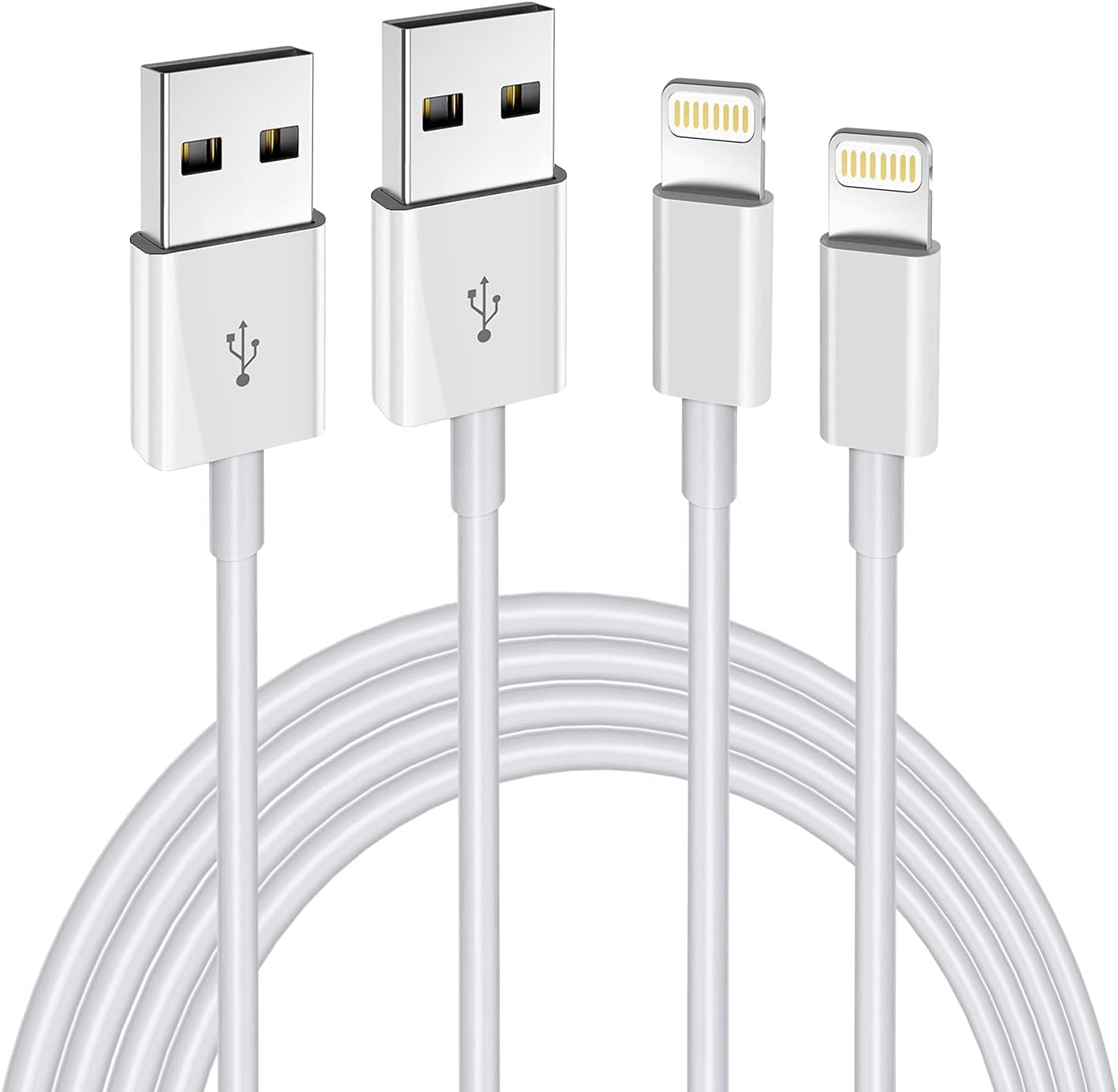 Detalle de Apple Lightning Cable 2-Pack MFi Certified 2m