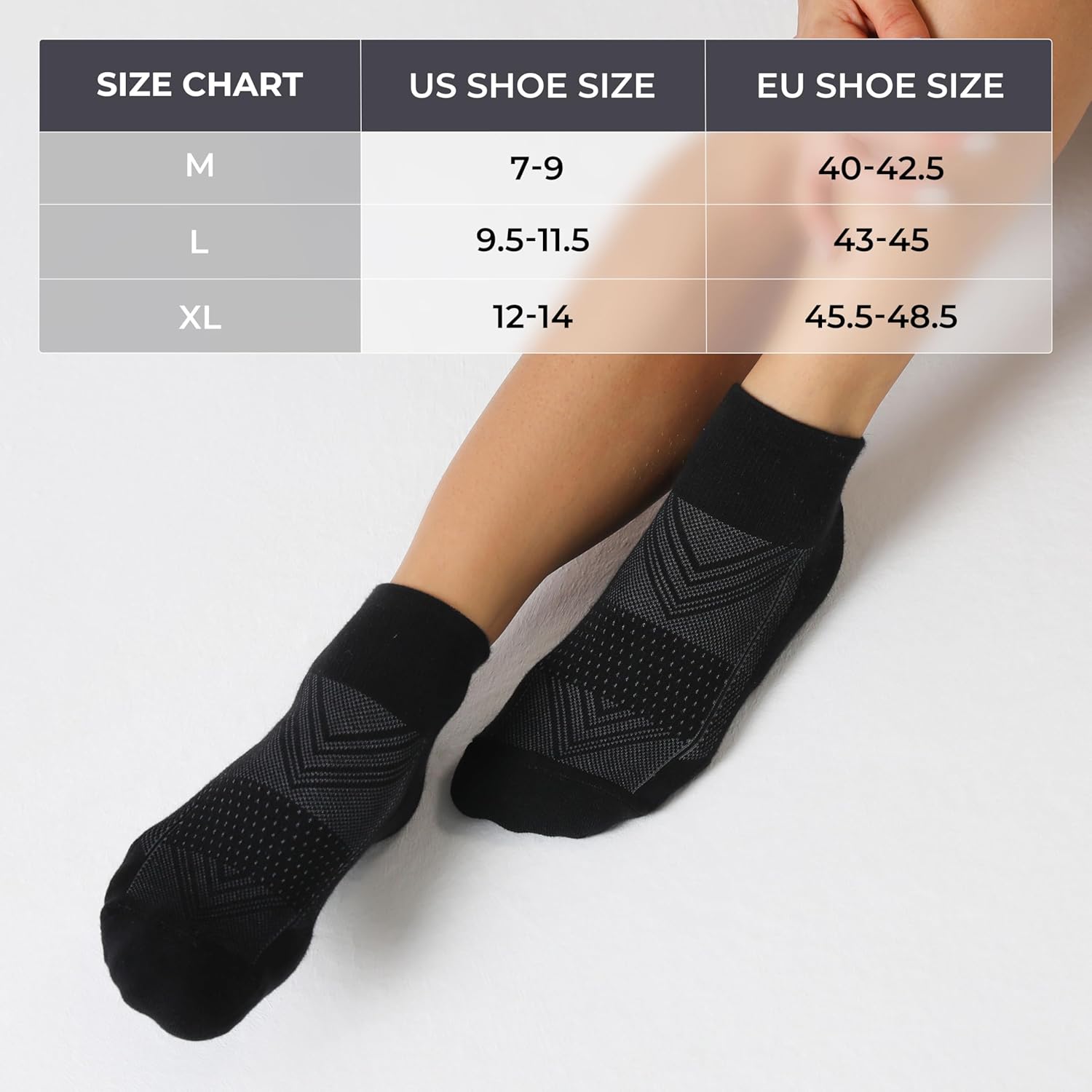 Thumbnail 2 de CelerSport 6 Pack Men’s Ankle Cushion Socks