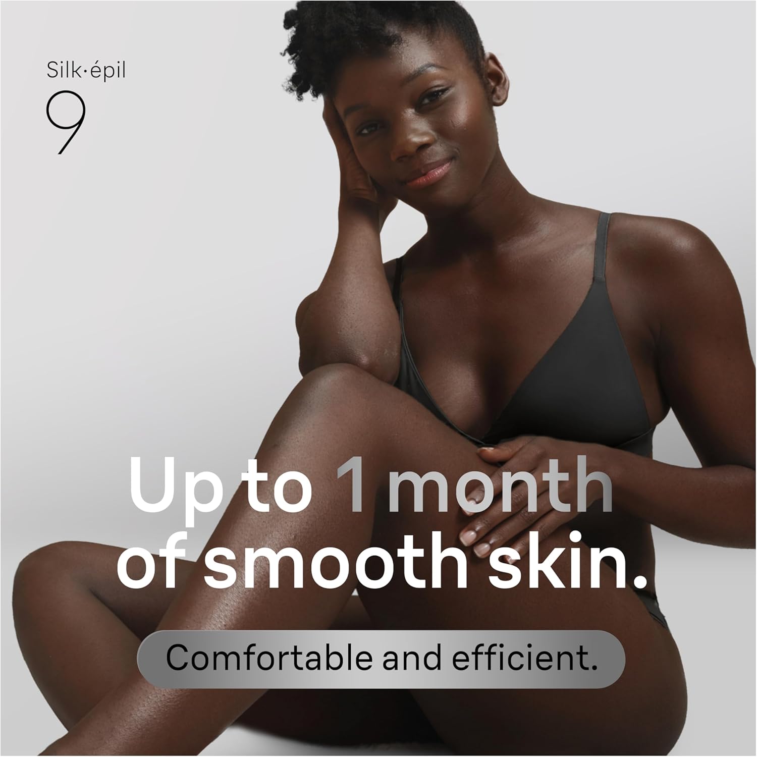 Detalle 2 de Braun Silk·épil 9 (9-041) Wet & Dry Epilator with Pivoting Head, Wet & Dry, Includes Shaver Head and Trimmer Comb