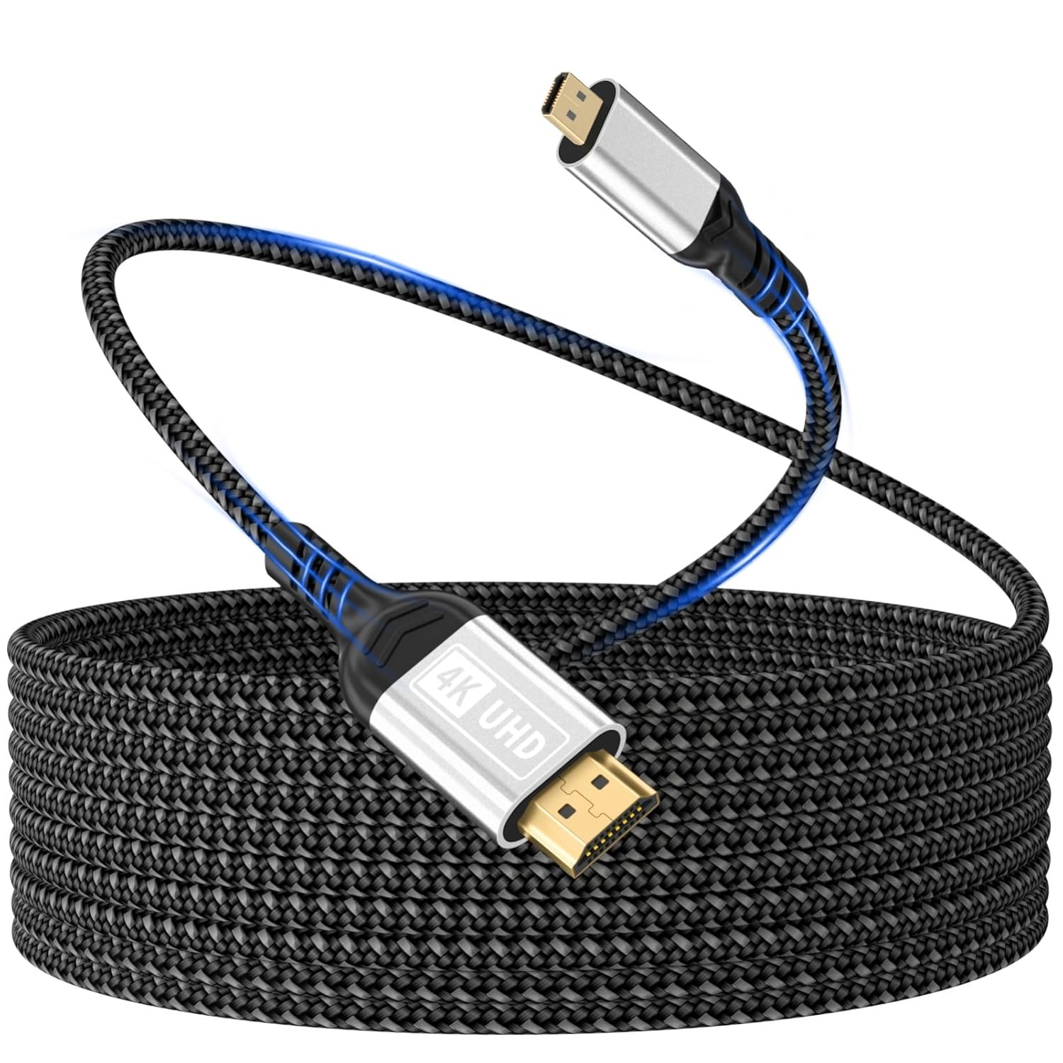Detalle de Micro HDMI zu HDMI 3 m Kabel