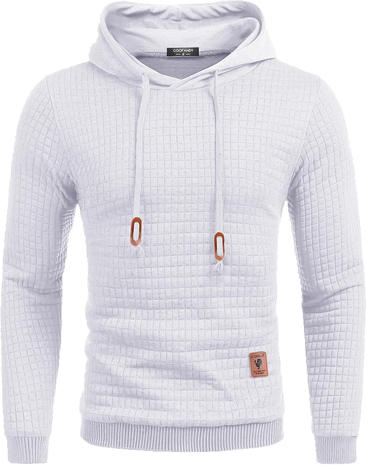 Thumbnail 4 de COOFANDY Pull à capuche homme hipster gym à carreaux avec cordon de serrage