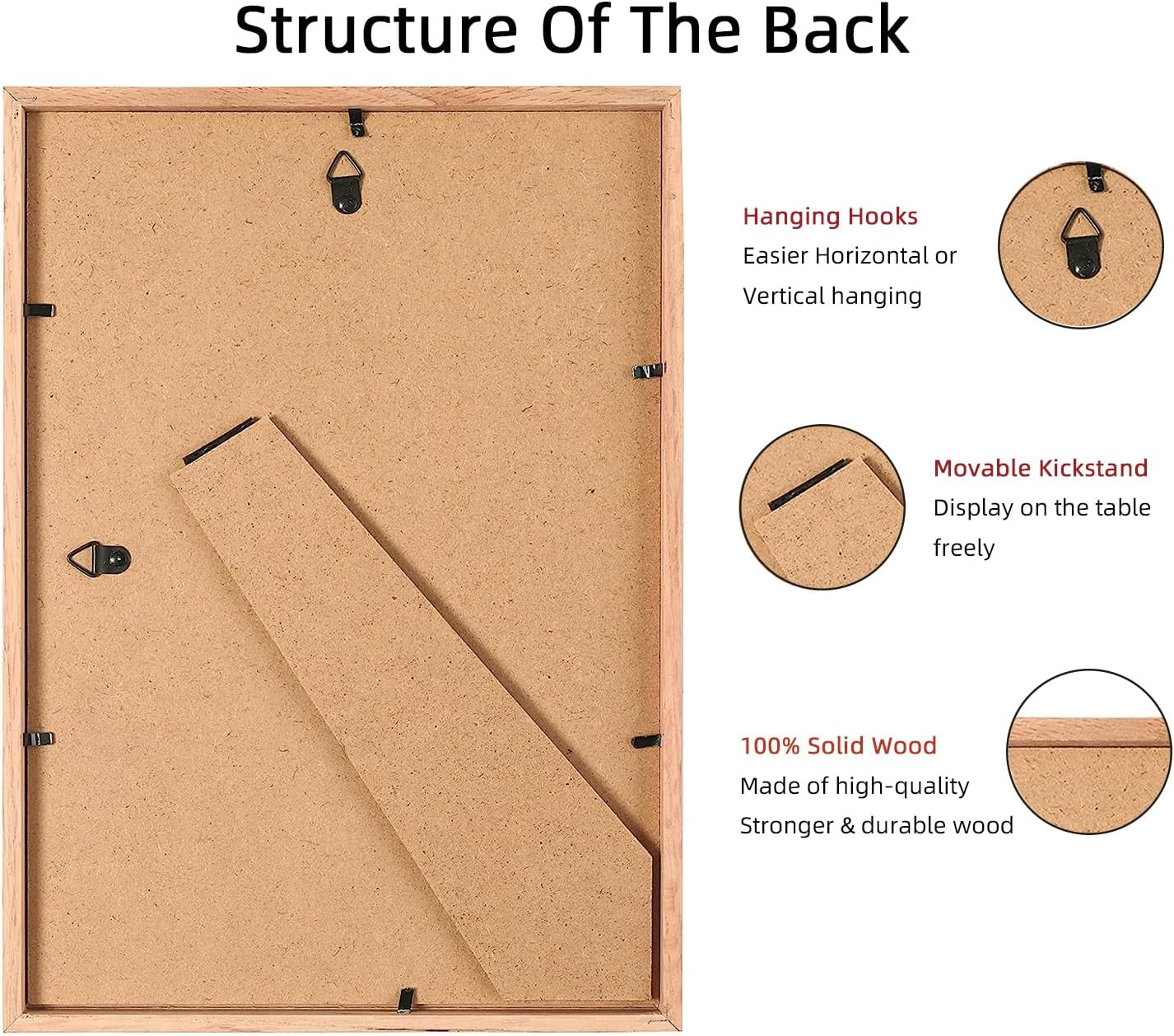 Thumbnail 2 de Weikani A4 con marcos de foto y certificado, 2 unidades 🖼️