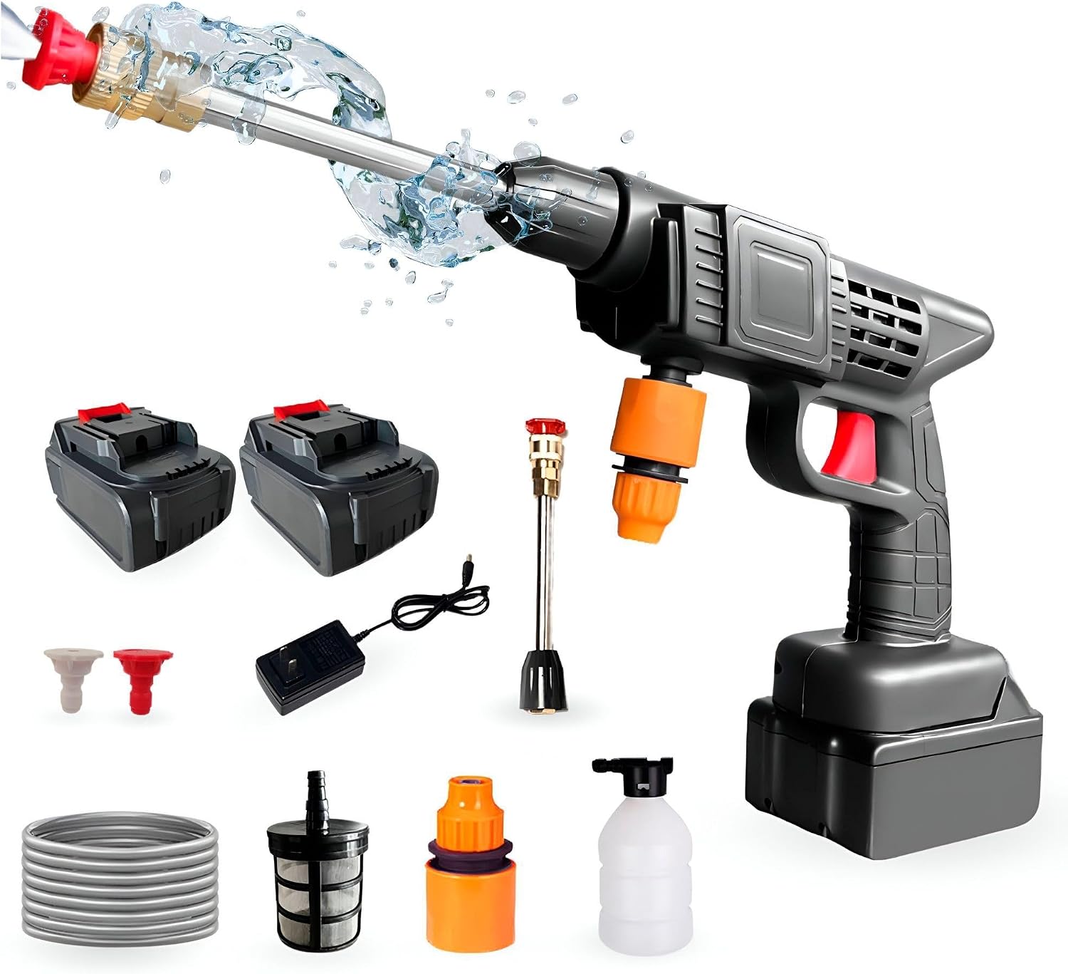 Detalle de MAGIC SELECT 8435670630554 draadloze hogedrukreiniger, 35 bar en 300 W