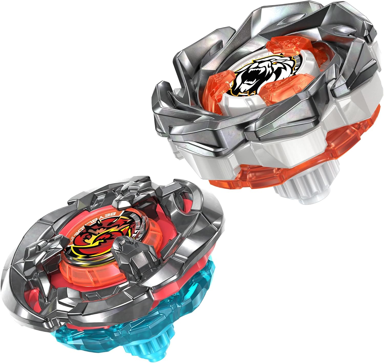 Detalle de Hasbro Beyblade X Clamp Crab 9-65S BX & Crest Leon 4-55A UX duopack