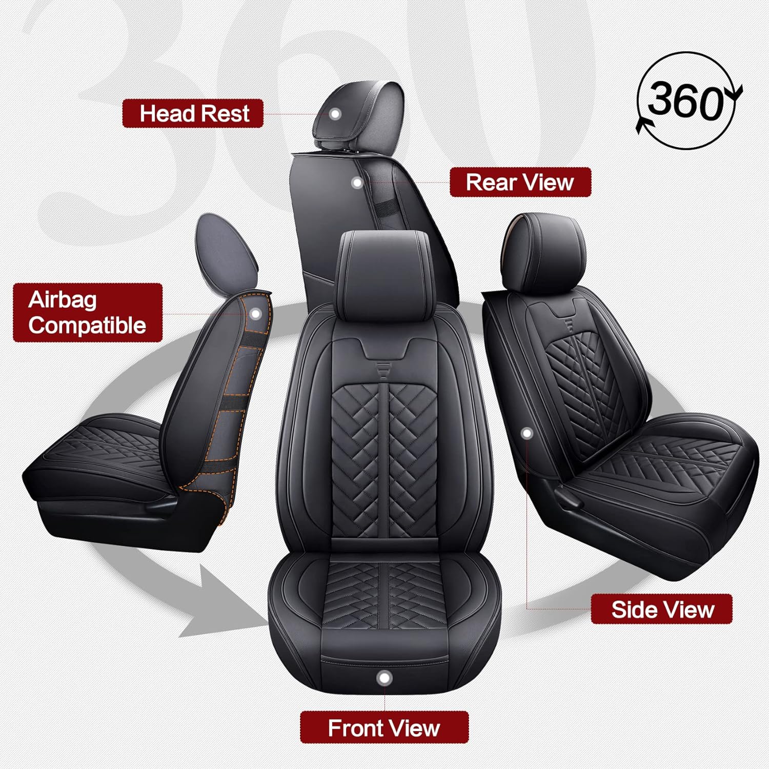 Thumbnail 4 de Tomatoman Tacoma Front Seat Covers 2 pcs
